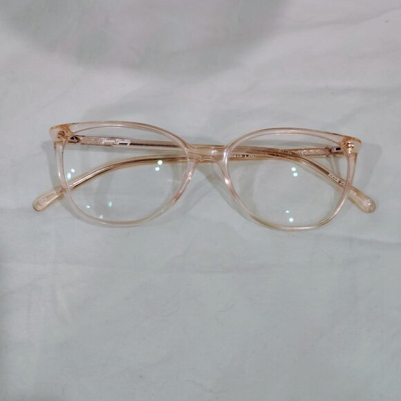 Vernon Gentry Marisa Eyeglasses Peach - Picture 1 of 8